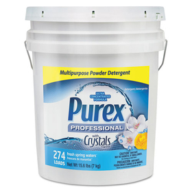 Purex DIA06355 Dry Detergent, Fresh Spring Waters, Powder, 15.6 lb. Pail g Waters