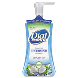 Dial Professional DIA09316 Antimicrobial Foaming Hand Soap, Coconut Waters, 7.5 Oz Pump Bottle