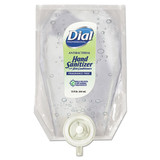 Dial Professional DIA12258CT Antibacterial Gel Hand Sanitizer Refill for Eco-Smart Dispenser, Fragrance Free, 15 oz, 6/Carton