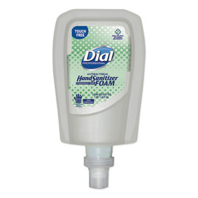 Dial Professional DIA16694EA Antibacterial Foaming Hand Sanitizer Refill for FIT Touch Free Dispenser, Fragrance Free, 1 L