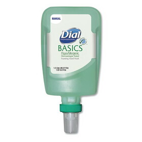 Dial Professional DIA16714EA Basics Hypoallergenic Foaming Hand Wash Refill for FIT Manual Dispenser, Honeysuckle, 1.2 L