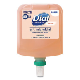 Dial Professional DIA19720 Antibacterial Foaming Hand Wash Refill for Dial 1700 Dispenser, Original, 1.7 L, 3/Carton