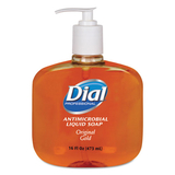 Dial Professional DIA80790EA Gold Antimicrobial Soap, Floral Fragrance, 16oz Pump Bottle