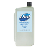 Dial Professional DIA82839 Antimicrobial Soap For Sensitive Skin, 1000ml Refill, 8/carton
