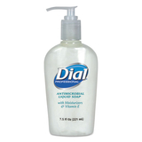 Liquid Dial DIA84024 Antimicrobial Soap W/moisturizers And Vitamin E, 7.5oz Decor Pump, 12/carton