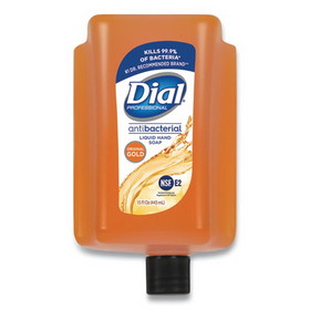 Dial Professional DIA98561 Antibacterial Gold Liquid Hand Soap Refill for Versa Dispenser, Floral, 15 oz, 6/Carton