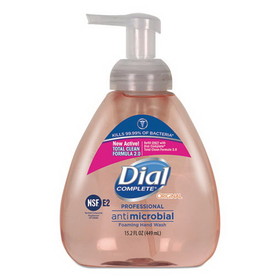 Dial Professional 1700098606 Antimicrobial Foaming Hand Wash, Original Scent, 15.2oz, 4/Carton