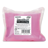 Sweetheart DIA99506 Pearlescent Pink Lotion Soap, Fruity/floral Scent, 800ml Refill, 12/carton