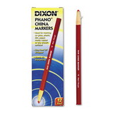Dixon DIX00079 China Marker, Red, Dozen