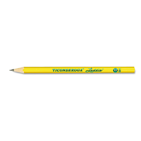 Dixon DIX13040 Ticonderoga Laddie Woodcase Pencil W/o Eraser, Hb #2, Yellow, Dozen