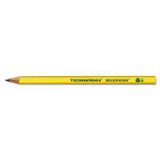 Dixon DIX13080 Ticonderoga Beginners Wood Pencil W/o Eraser, #2, Yellow, Dozen