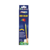 Prang DIX22106 Duo-Color Colored Pencil Sets, 3 mm, Assorted Lead/Barrel Colors, 6/Pack