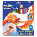 DIXON TICONDEROGA CO. DIX22480 Colored Woodcase Pencils, 3.3 Mm, 50 Assorted Colors/set