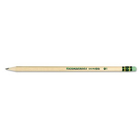 Ticonderoga DIX96212 EnviroStiks Pencil, HB (#2), Black Lead, Natural Woodgrain Barrel, Dozen