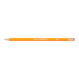 Dixon DIXX12866X Oriole Pre-Sharpened Pencil, HB (#2), Black Lead, Yellow Barrel, 144/Pack