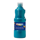 Prang DIXX21619 Ready-to-Use Tempera Paint, Turquoise Blue, 16 oz Dispenser-Cap Bottle