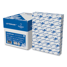 Lettermark DMR8823 Custom Cut-Sheet Copy Paper, 92 Bright, Micro-Perforated 5.5" from Top, 20lb, 8.5 x 11, White, 500 Sheets/Ream, 5 Reams/CT