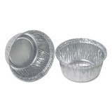 Durable Packaging 140030 Aluminum Round Containers, 3