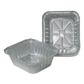 Durable Packaging 220301000 Aluminum Closeable Containers, 1 lb Oblong, 1000/Carton