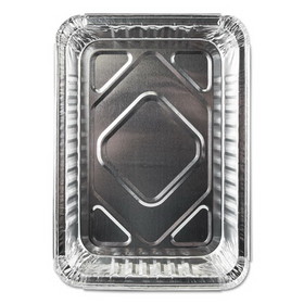 Durable Packaging 23030500 Aluminum Closeable Containers, 1.5 lb Oblong, 500/Carton