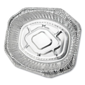Durable Packaging DPK40010 Aluminum Roaster Pans, Extra-Large Oval, 230 oz, 18.5 x 14 x 3.38, Silver, 50/Carton