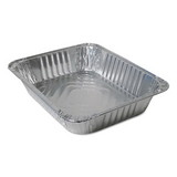 Durable Packaging 4200100 Aluminum Steam Table Pans, Half Size, Deep, 100/Carton