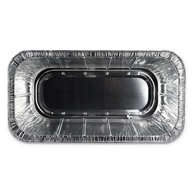 Durable Packaging DPK5200100 Aluminum Steam Table Pans, Third Size, 5 lb. Loaf, 100/Carton