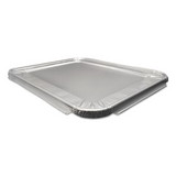 Durable Packaging 8200-100 Aluminum Steam Table Lids for Heavy-Duty Half Size Pan, 100 /Carton