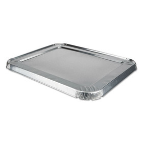 Durable Packaging DPK8200CRL Aluminum Steam Table Lids for Rolled Edge Half Size Pan, 100 /Carton