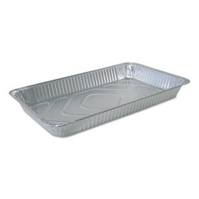 Durable Packaging FS780070 Aluminum Steam Table Pans, Full Size, Medium, 50/Carton