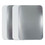 Durable Packaging DPKL250500 Flat Board Lids, For 2.25 lb Oblong Pans, Silver, 500 /Carton, Price/CT
