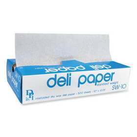 Durable Packaging DPKSW10 Interfolded Deli Sheets, 10.75 x 10, Standard Weight, 500 Sheets/Box, 12 Boxes/Carton