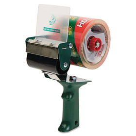 Duck DUC1064012 Extra-Wide Packaging Tape Dispenser, 3" Core, Green