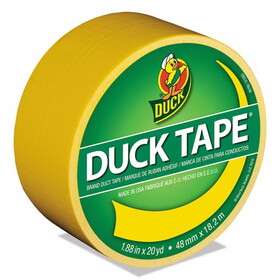 Duck DUC1304966 Colored Duct Tape, 9 Mil, 1.88" X 20 Yds, 3" Core, Yellow