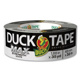 Duck 240866 MAX Duct Tape, 3" Core, 1.88" x 35 yds, White