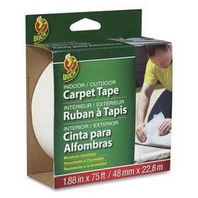 Duck DUC442062 Carpet Tape, 1.88" X 75ft, 3" Core