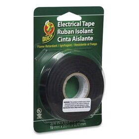 Duck 551117 Pro Electrical Tape, 1" Core, 0.75" x 66 ft, Black