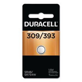 Duracell DUR309/393BPK Button Cell Battery, 309/393, 1.5V