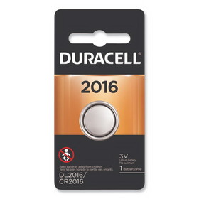Duracell DL2016BPK Lithium Coin Battery, 2016, 1/Pack