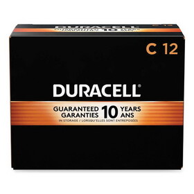 Duracell DURMN140012 CopperTop Alkaline C Batteries, 12/Box