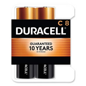 Duracell DURMN14RT8Z CopperTop Alkaline C Batteries, 8/Pack