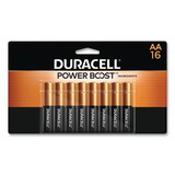 Duracell DURMN1500B16Z Coppertop Alkaline Batteries With Duralock Power Preserve Technology, Aa, 16/pk