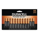 Duracell DURMN1500B20Z Coppertop Alkaline Batteries With Duralock Power Preserve Technology, Aa, 20/pk