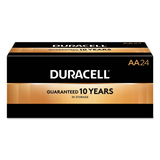 Duracell DURMN1500BKD Coppertop Alkaline Batteries With Duralock Power Preserve Technology, Aa, 144/ct