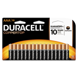 Duracell DURMN2400B16Z Coppertop Alkaline Batteries With Duralock Power Preserve Technology, Aaa, 16/pk
