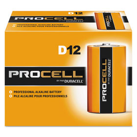 DURACELL PRODUCTS COMPANY DURPC1300 Procell Alkaline Batteries, D, 12/box