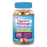Digestive Advantage DVA90125 Kids Probiotic Gummies, Natural Fruit Flavors, 80/Bottle
