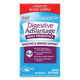 Digestive Advantage DVA96262 Daily Probiotic Capsule, 60 Count