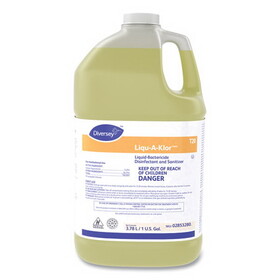 Diversey DVO02853280 Liqu-A-Klor Disinfectant/Sanitizer, 1 gal Bottle, 4/Carton