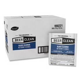 Diversey DVO990221 Beer Clean Glass Cleaner, Powder, 0.5 oz Packet, 100/Carton